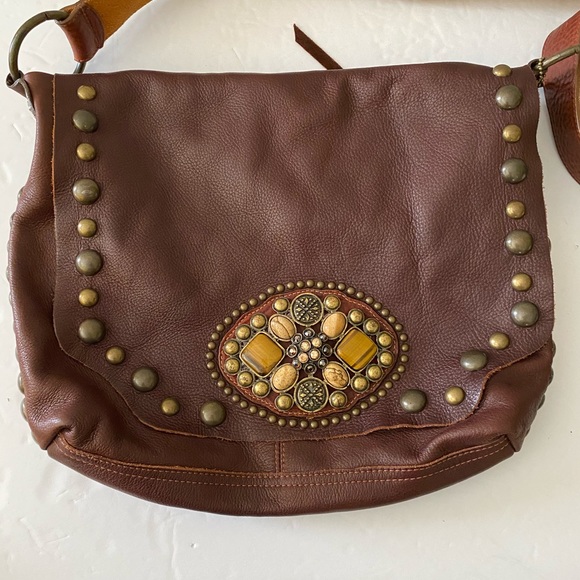 Leatherock Leather Crossbody - Picture 6 of 8